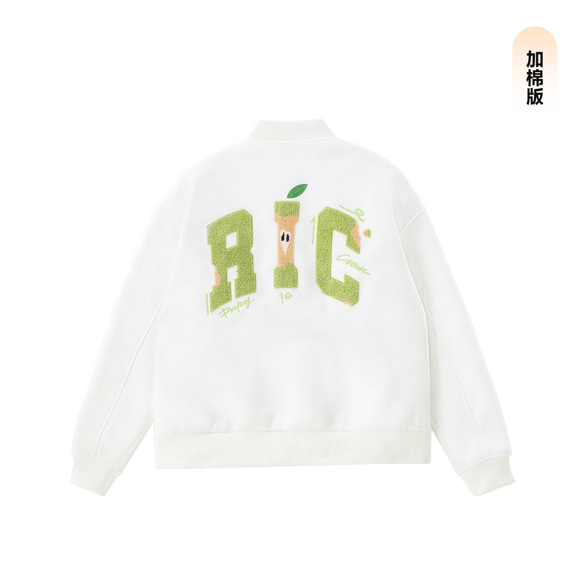 RickyisClown_Apple_Terry_Embroidered_Playful_Men's_Oversized_Baseball_Jerseys_MISSTT