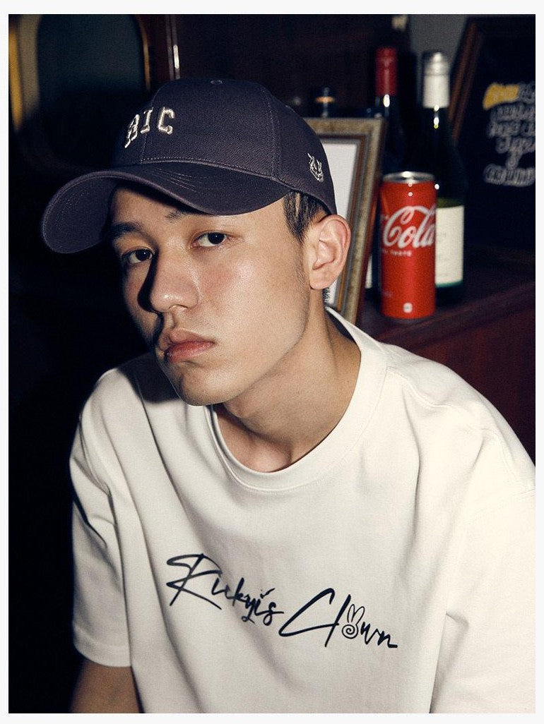 RickyisClown Arch Bridge Vintage Embroidered Torn Smiley Men's Cotton Baseball Caps