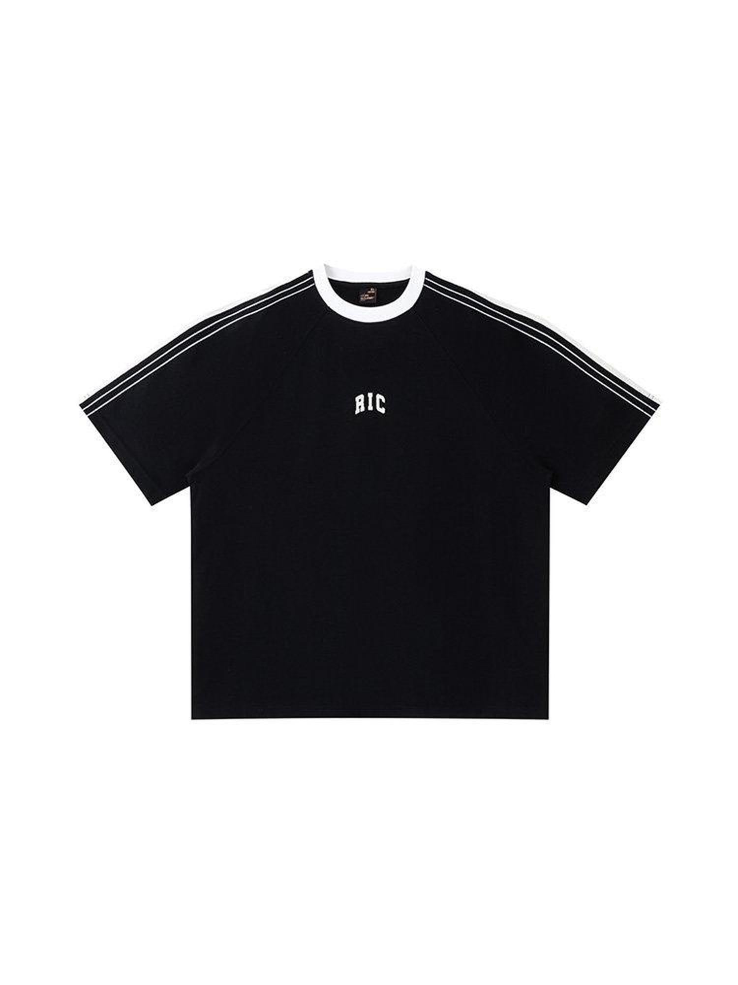 RickyisClown Arched Bridge Raglan Loose Crewneck Men's Short Sleeve T-shirts