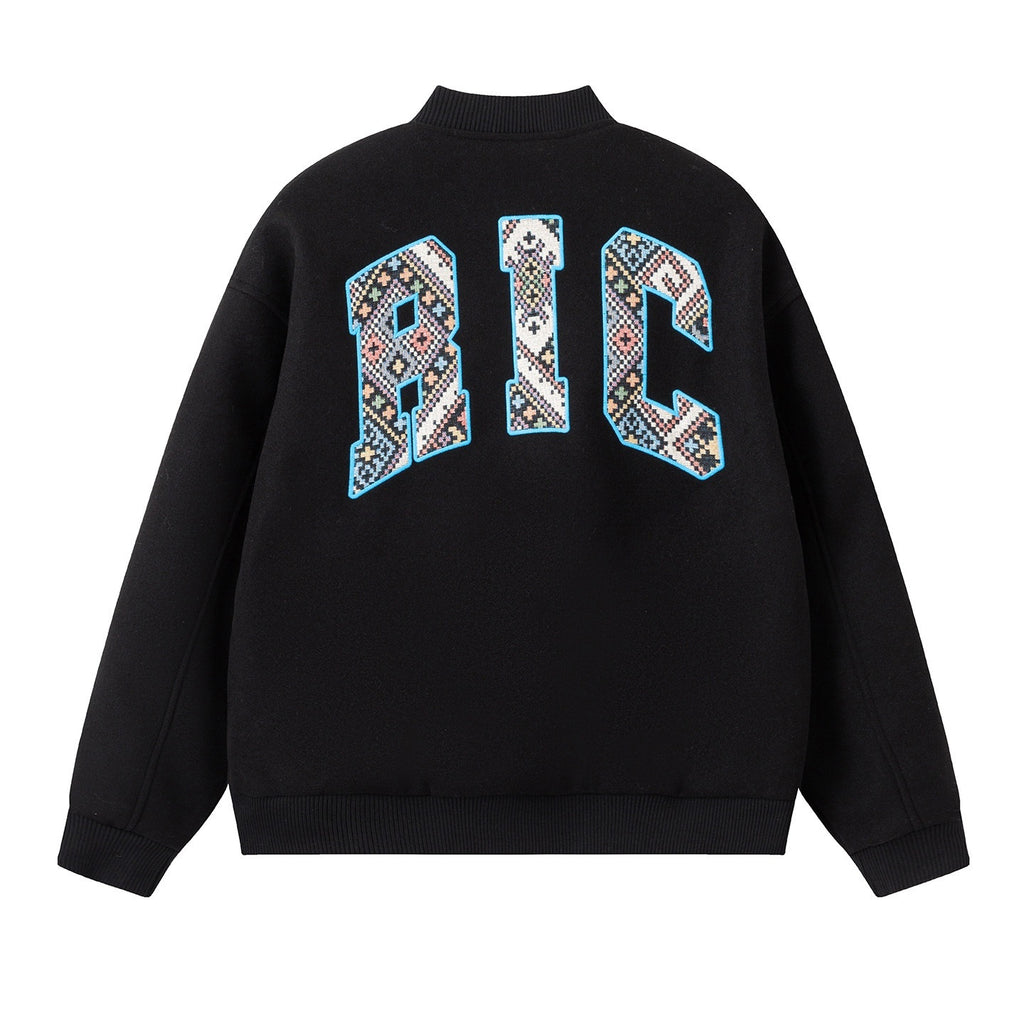 RickyisClown_Black_Ethnic_American_Baseball_Loose_Couple_Oversized_Men's_Varsity_Jackets_MISSTT