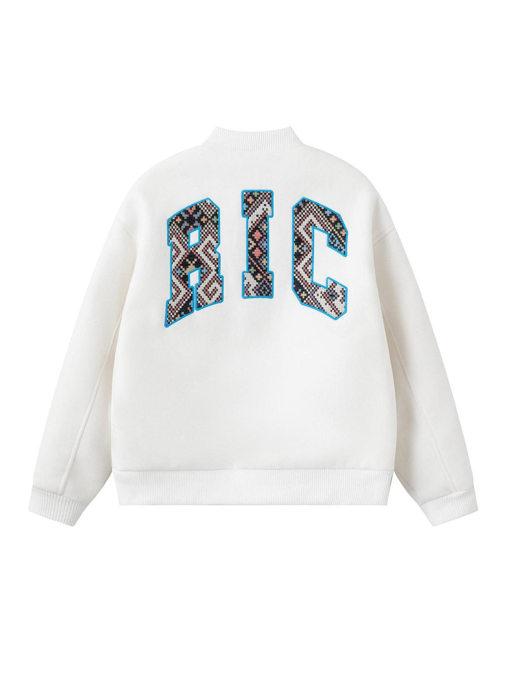 RickyisClown Black Ethnic American Baseball Loose Couple Oversized Men's Varsity Jackets