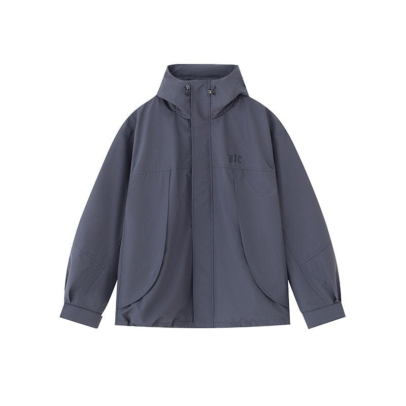 RickyisClown_Black_Windproof_Water_Repellent_Durable_Curved_Sleeve_Men's_Hardshell_Jackets_MISSTT
