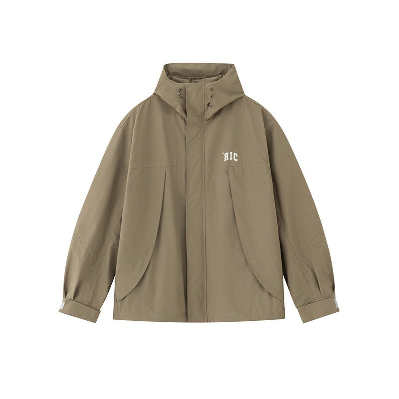 RickyisClown_Black_Windproof_Water_Repellent_Durable_Curved_Sleeve_Men's_Hardshell_Jackets_MISSTT