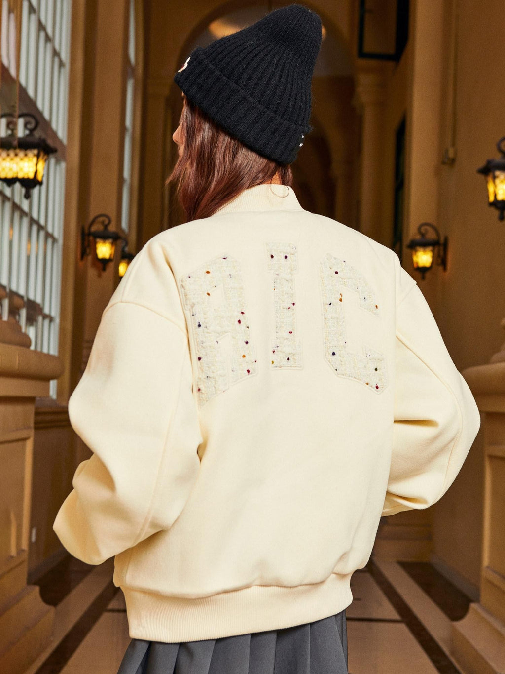 RickyisClown Boucle Inspired Applique Embroidery Ribbed Hem Men's Polyester Baseball Jerseys