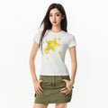 RickyisClown_Carambola_Star_Print_Slim_Fit_Cropped_Men's_Short_Sleeve_T-shirts_MISSTT