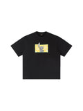 Cartoon Pineapple Print Cooling Men's Cotton Short Sleeve T-shirts