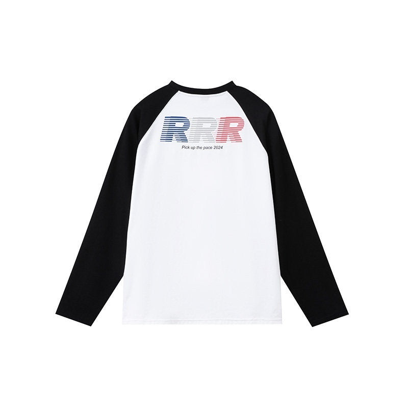 RickyisClown_Colorblock_Raglan_Crew_Neck_Loose_Casual_Men's_Long_Sleeve_T-shirts_MISSTT