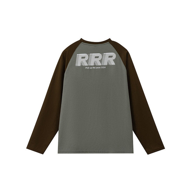 RickyisClown_Colorblock_Raglan_Crew_Neck_Loose_Casual_Men's_Long_Sleeve_T-shirts_MISSTT