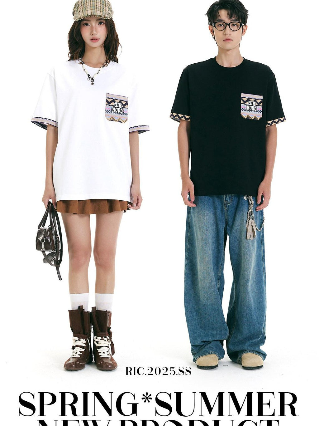 RickyisClown Ethnic Cooling Loose High Street Men's Short Sleeve T-shirts
