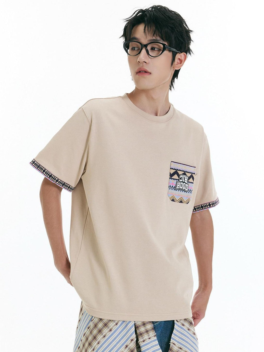 RickyisClown Ethnic Cooling Loose High Street Men's Short Sleeve T-shirts