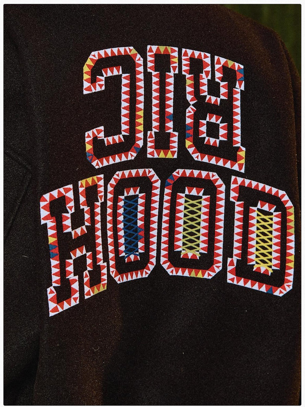 RickyisClown Ethnic Embroidered American Style Jacket Men's Baseball Jerseys