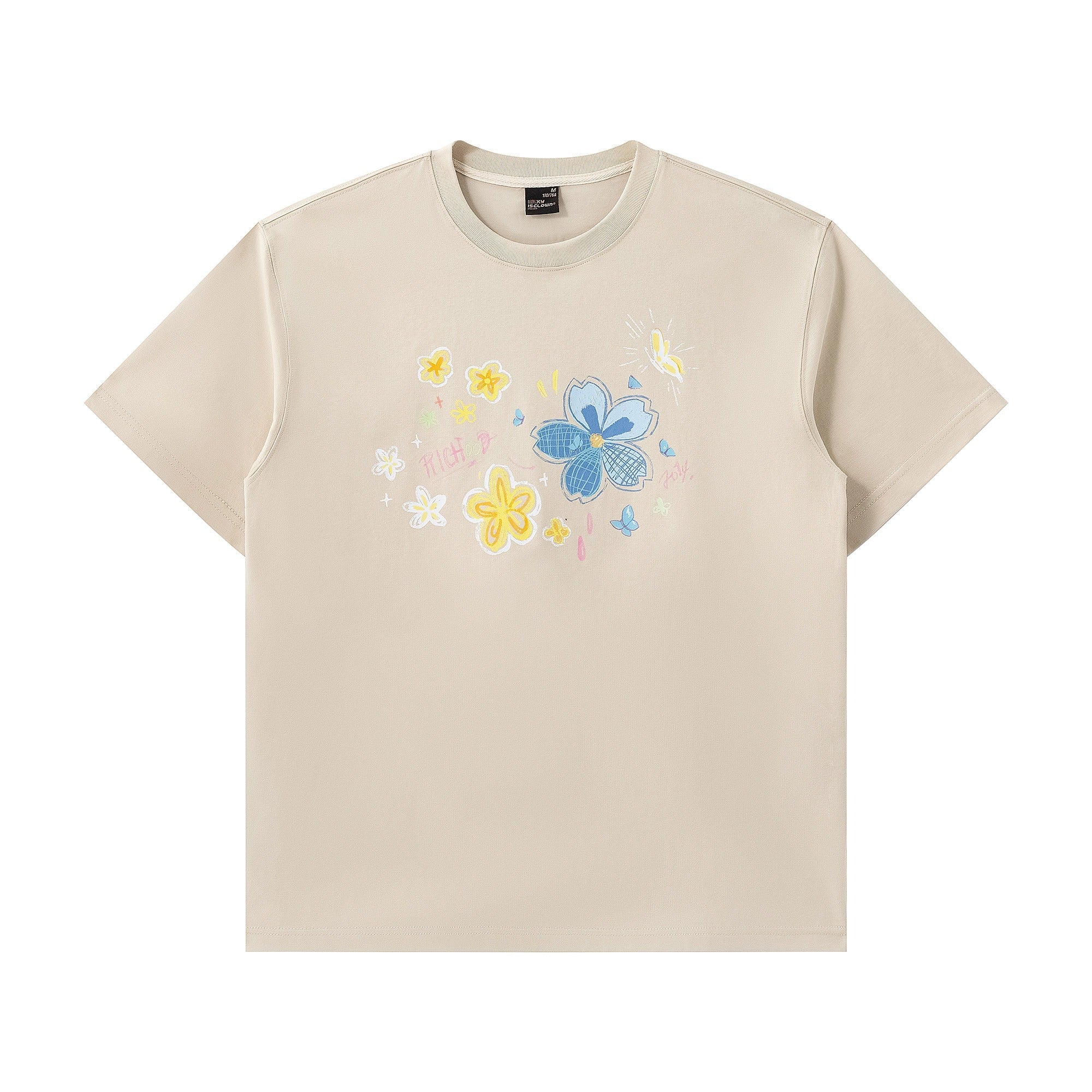 RickyisClown_Floral_Cluster_Print_Cooling_Loose_Fit_Men's_Short_Sleeve_T-shirts_MISSTT