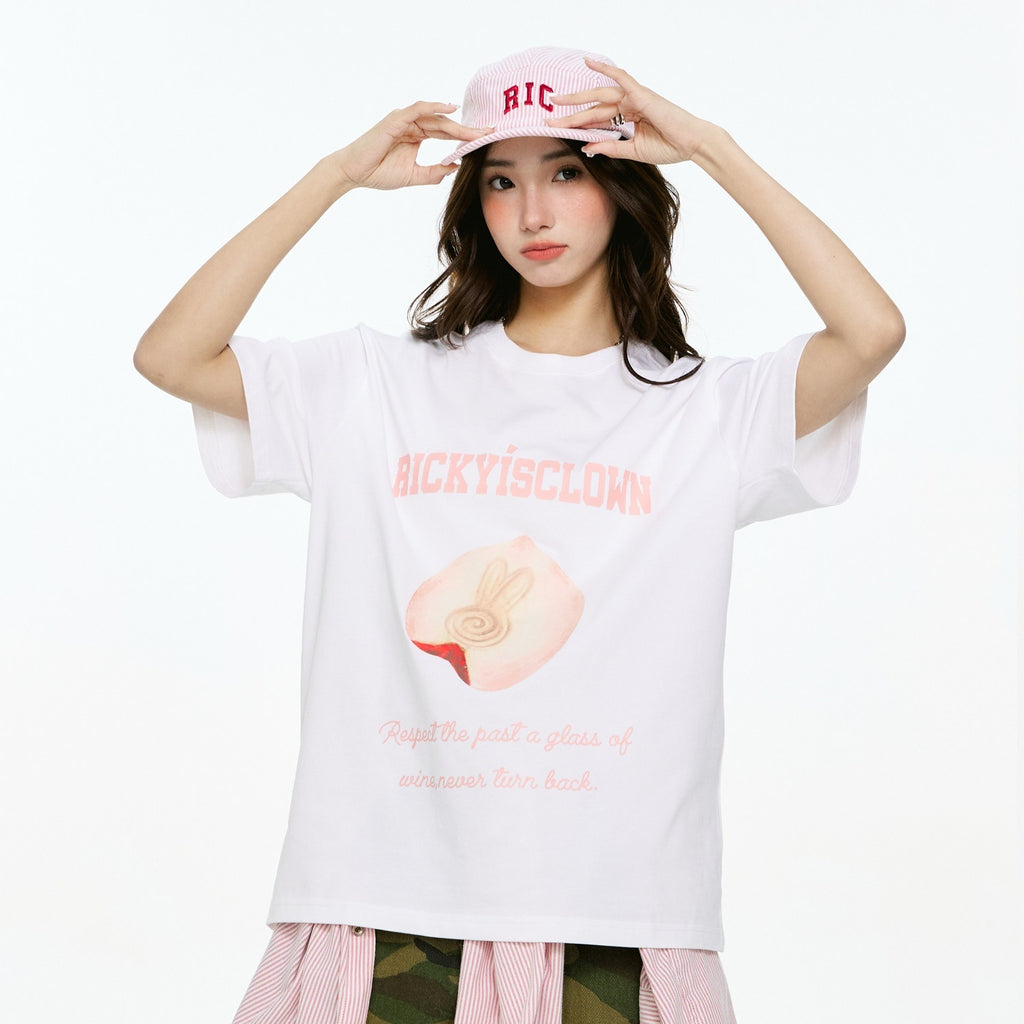RickyisClown_Fruit_Print_Loose_Fit_Men's_100_Percent_Cotton_Short_Sleeve_T-shirts_MISSTT