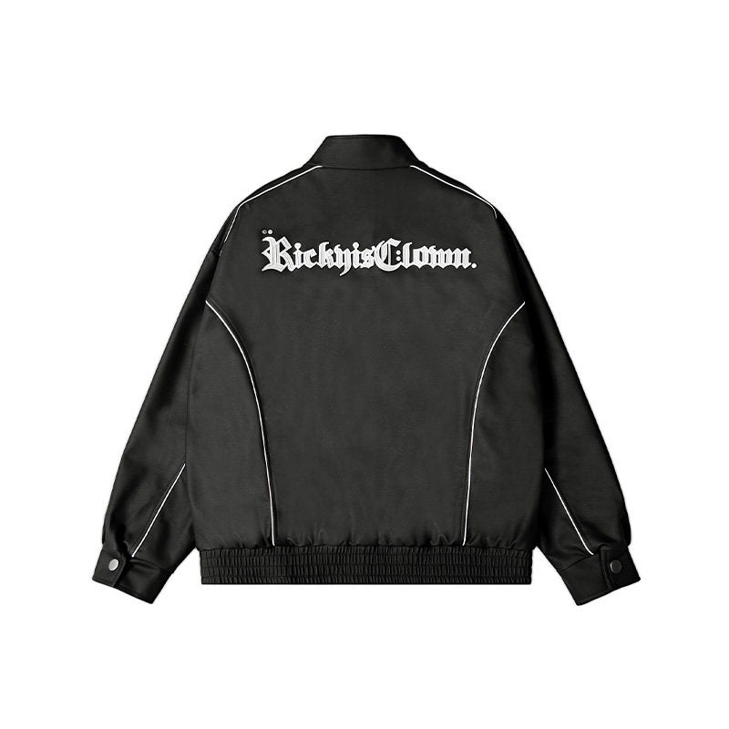 RickyisClown_Gothic_Rabbit_Retro_Racer_Loose_Fit_Men's_Pu_Leather_Jackets_MISSTT