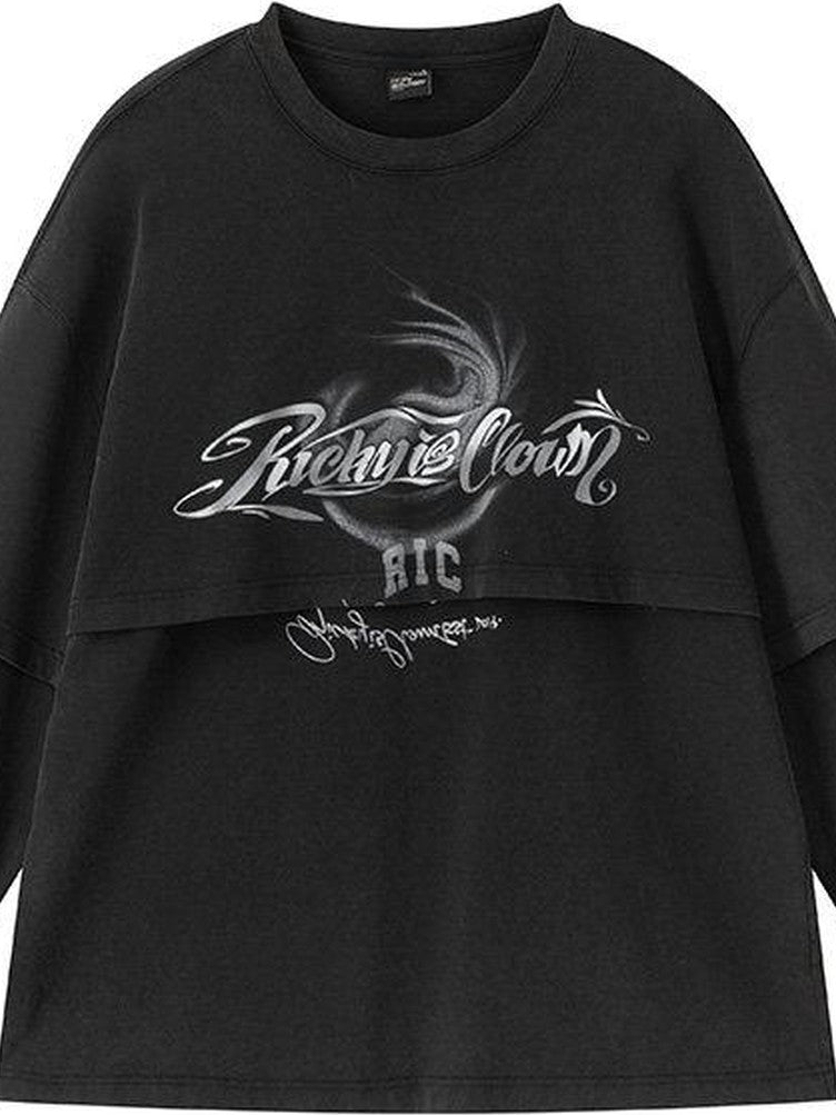 RickyisClown Leopard Print Applique Embroidered Leather Panel Men's Polyester Baseball Jerseys