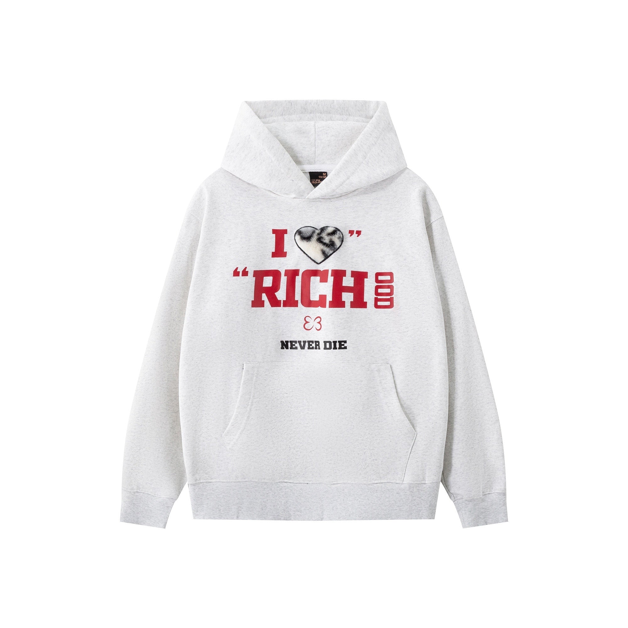 RickyisClown_Leopard_Print_Heart_Applique_Embroidered_Men's_Pullover_Hoodies_MISSTT