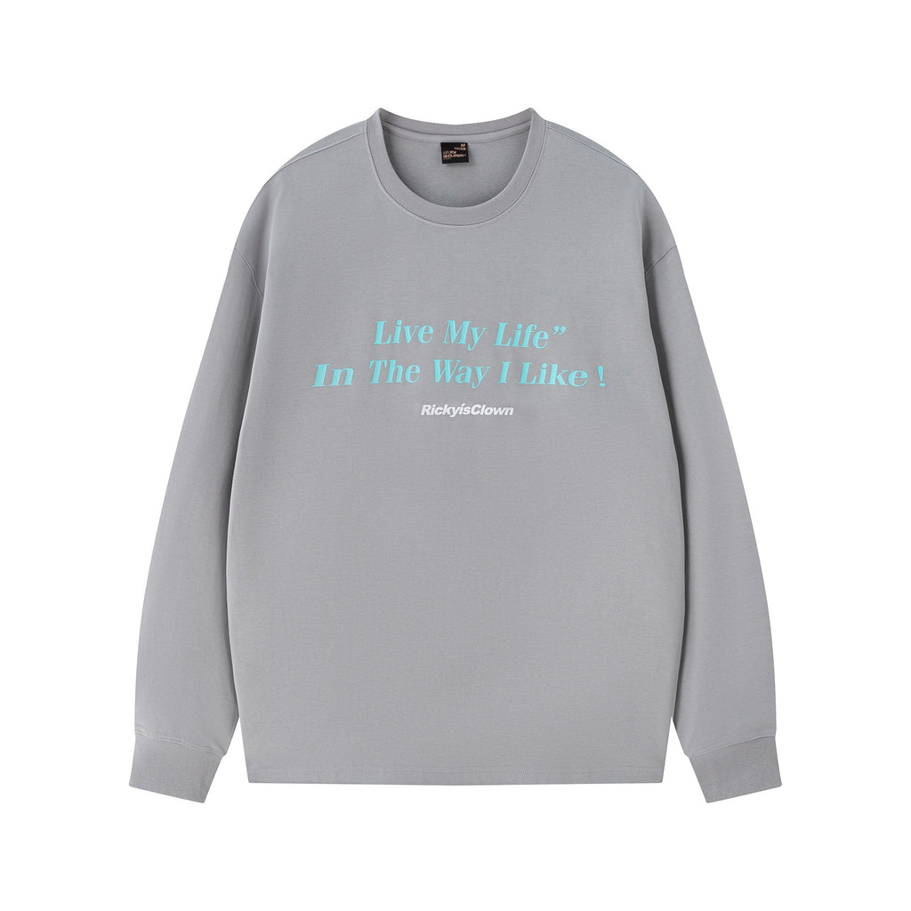 RickyisClown_Letter_Print_American_Street_Design_Men's_Long_Sleeve_T-shirts_MISSTT
