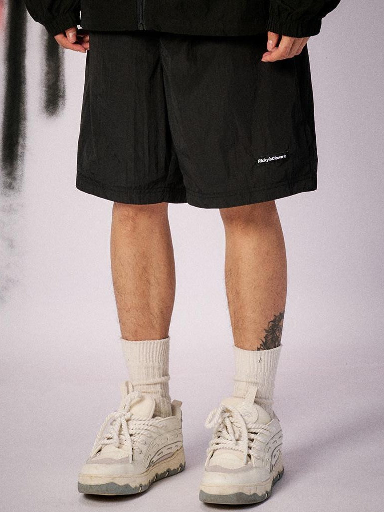 RickyisClown Multi Color Outdoor Quick Dry Loose Men's Polyester Athletic Shorts