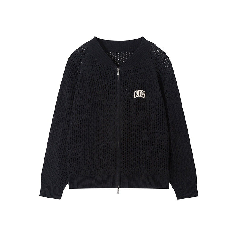 RickyisClown_Openwork_Slouchy_Oversized_Men's_Relaxed_Knit_Loose_Fit_Cardigans_MISSTT