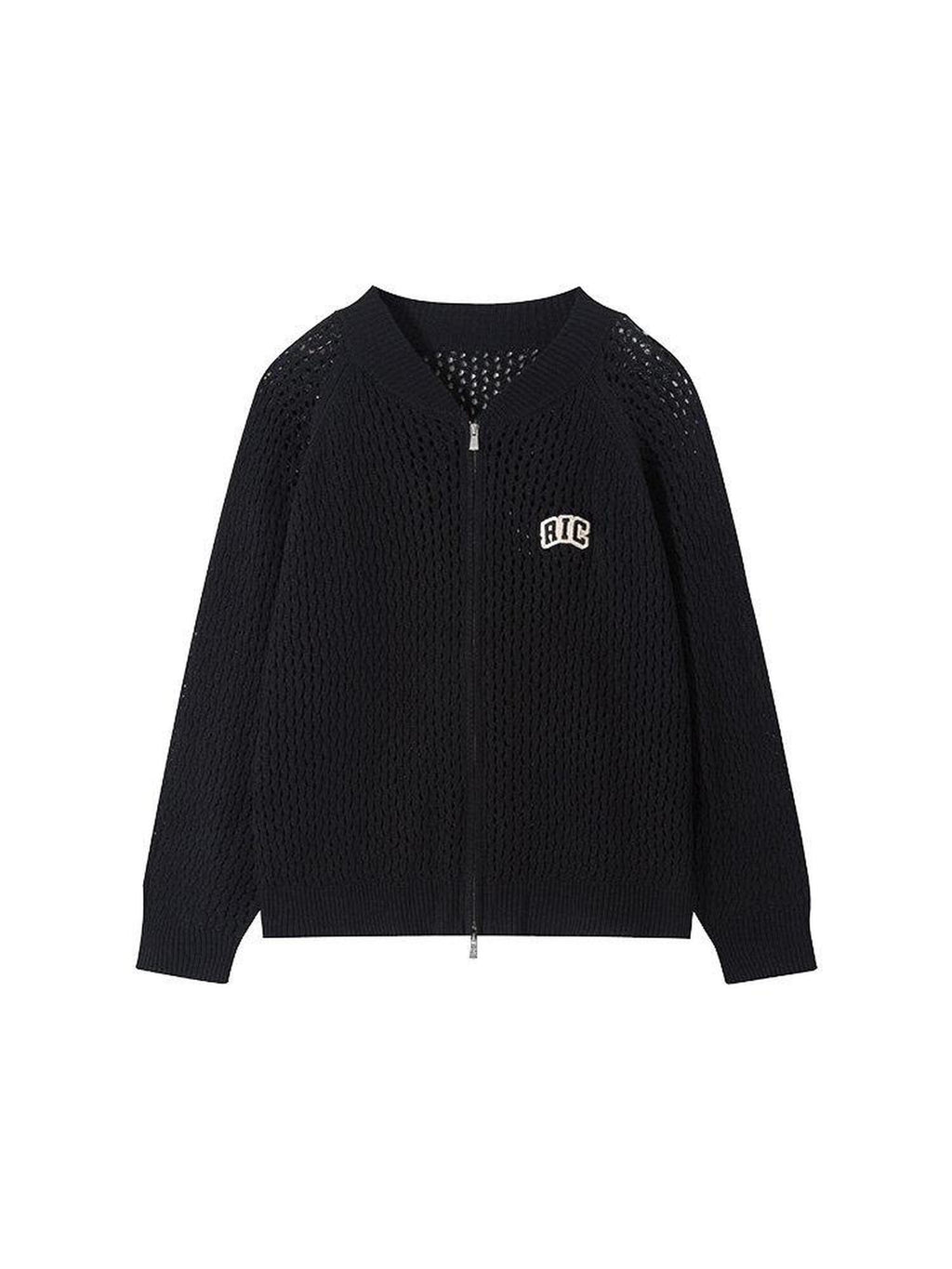 RickyisClown Openwork Slouchy Oversized Men's Relaxed Knit Loose Fit Cardigans