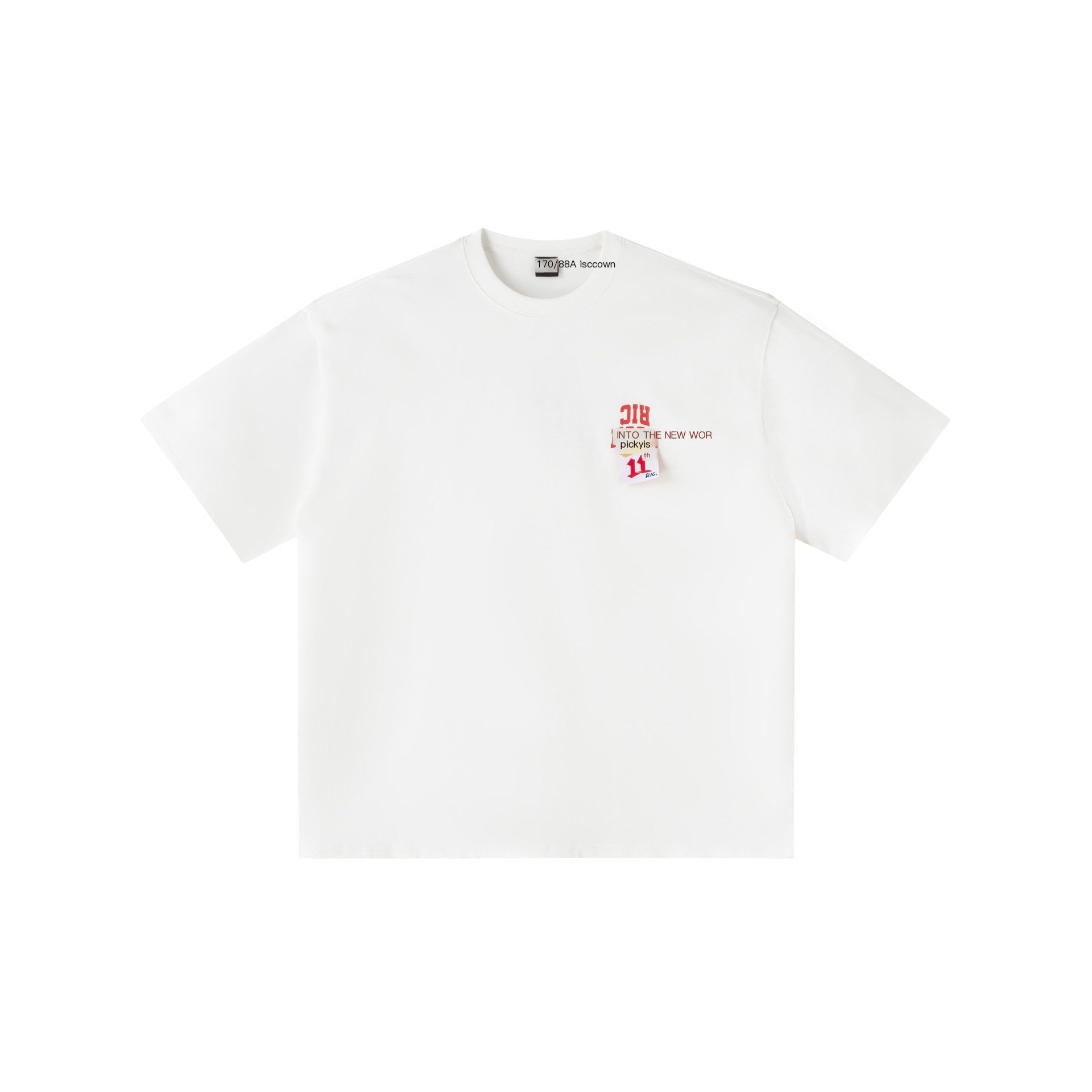 RickyisClown_Oversized_Loose_Fit_Letter_Print_Men's_Cotton_Short_Sleeve_T-shirts_MISSTT