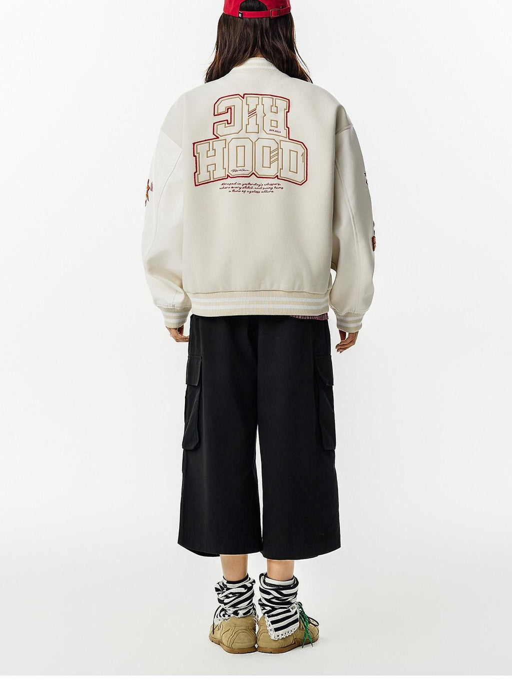 RickyisClown Oversized Terry Embroidered Jacket Style Men's Baseball Jerseys