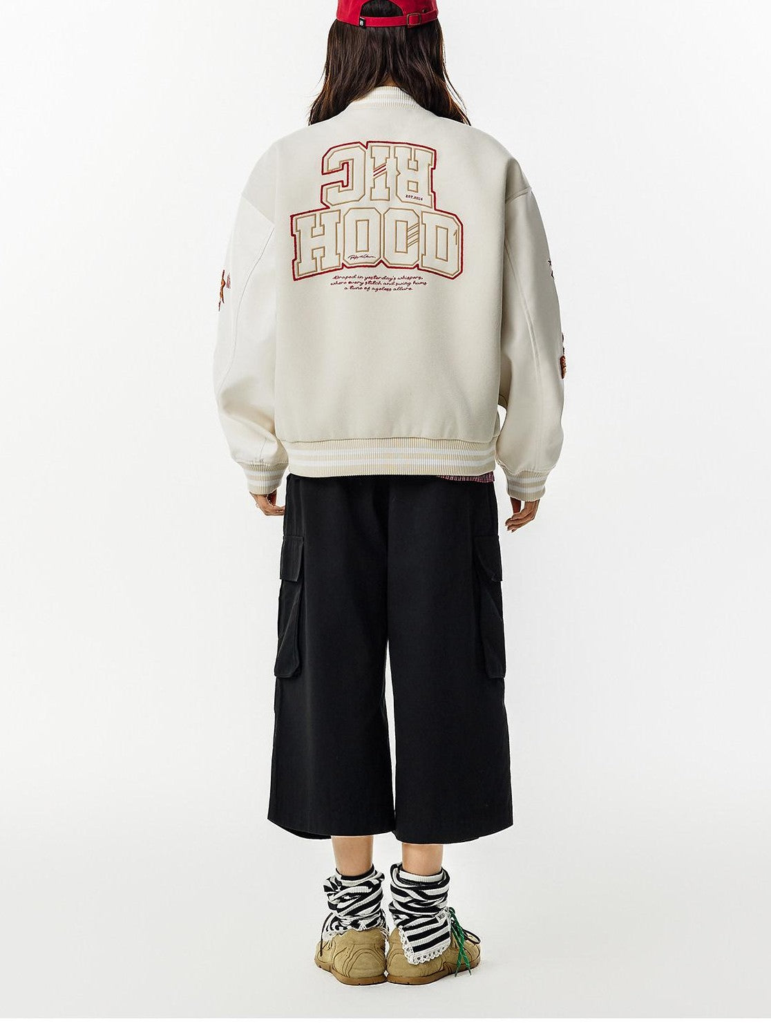 RickyisClown Oversized Terry Embroidered Jacket Style Men's Baseball Jerseys