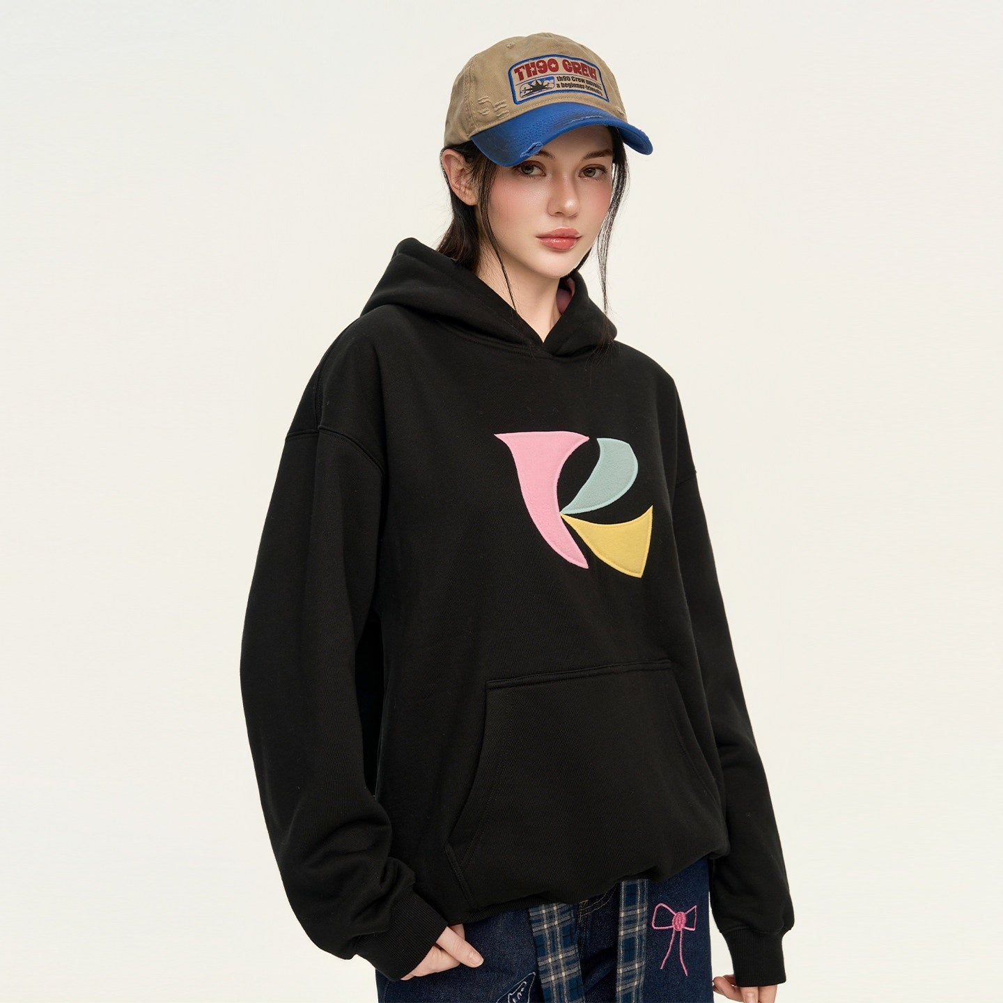 RickyisClown_Patch_Embroidered_Kangaroo_Pocket_Men's_Fleece_Pullover_Hoodies_MISSTT