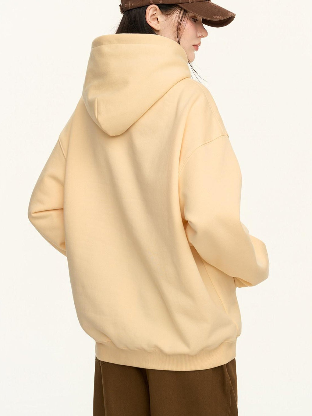 RickyisClown Patch Embroidered Kangaroo Pocket Men's Fleece Pullover Hoodies