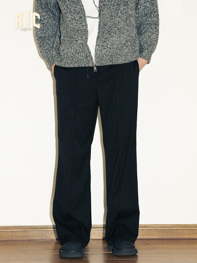 RickyisClown_Pleated_Relaxed_Fit_Sporty_Slimming_Men's_Casual_Straight-leg_Pants_MISSTT