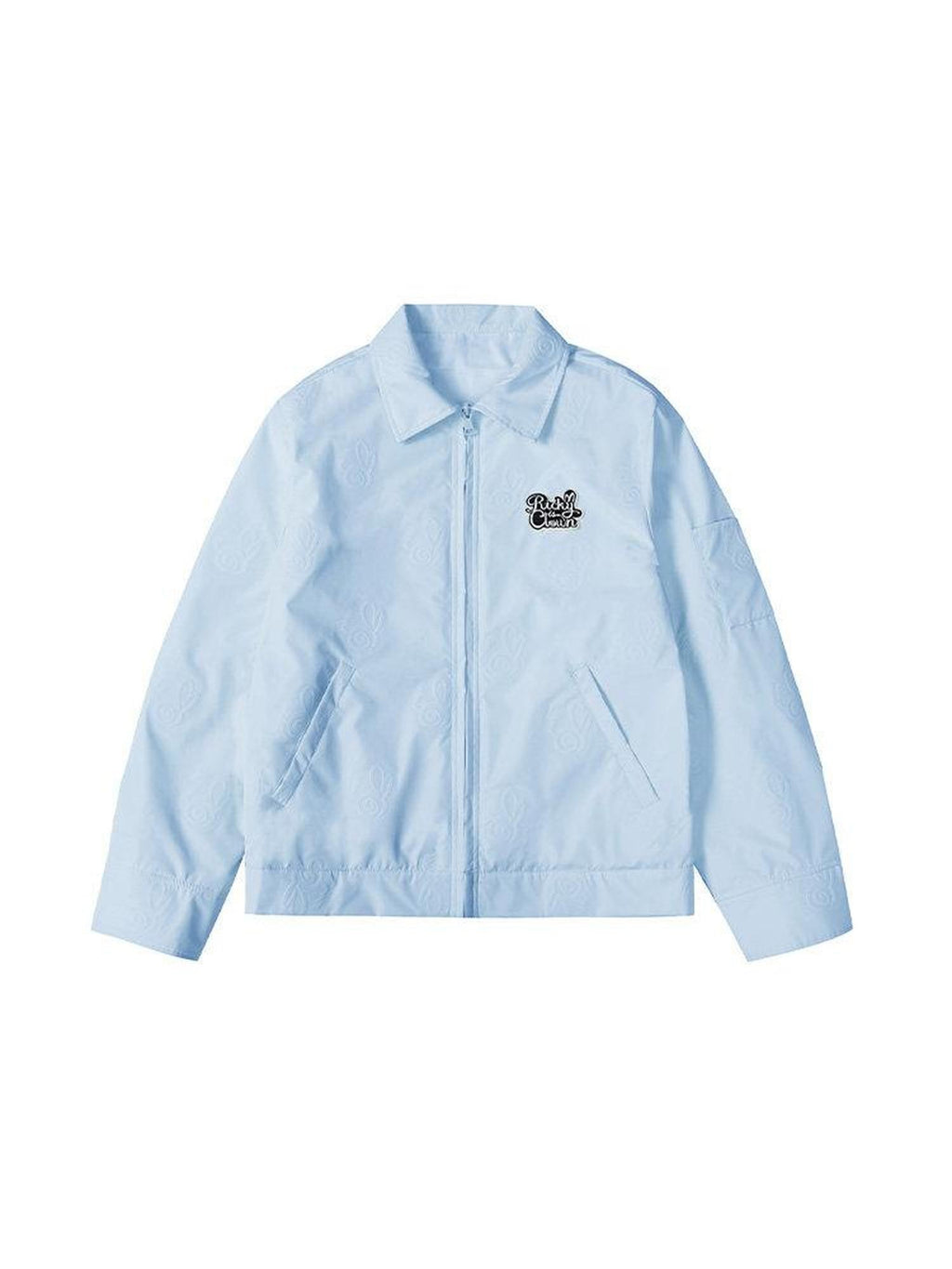 RickyisClown Rabbit Embossed Imprint Motif American Style Men's Coach Jackets