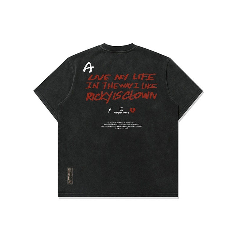 RickyisClown_Streetwear_American_Oversized_Men's_Pure_Cotton_Short_Sleeve_T-shirts_MISSTT