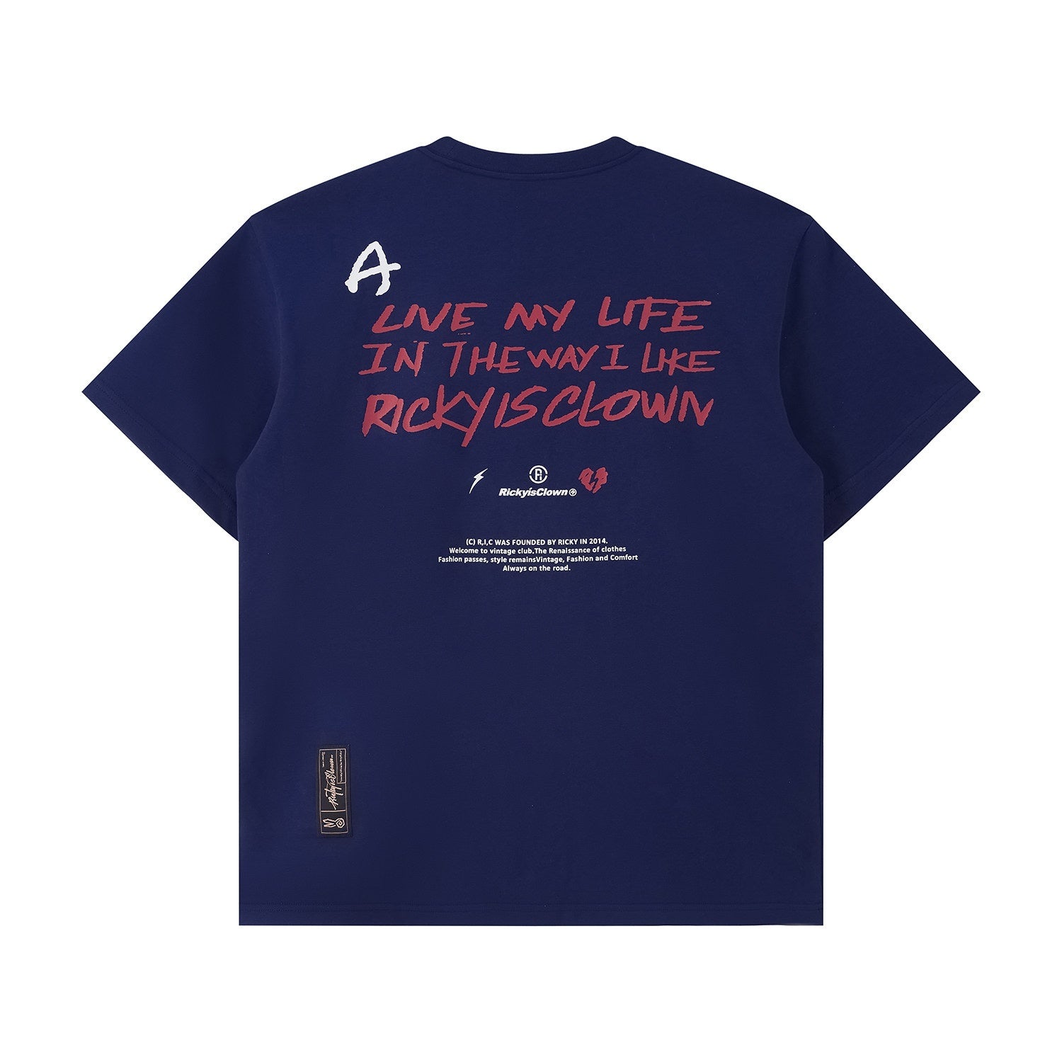 RickyisClown_Streetwear_American_Oversized_Men's_Pure_Cotton_Short_Sleeve_T-shirts_MISSTT