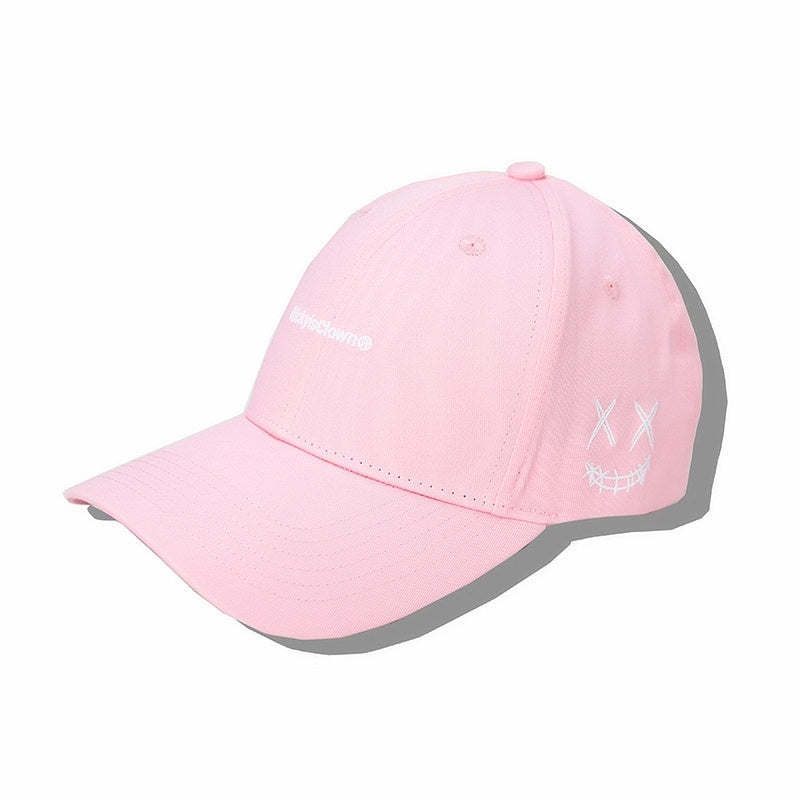 RickyisClown_Torn_Grin_Clown_Smiley_Embroidered_Duckbill_Sunshade_Men's_Baseball_Caps_MISSTT