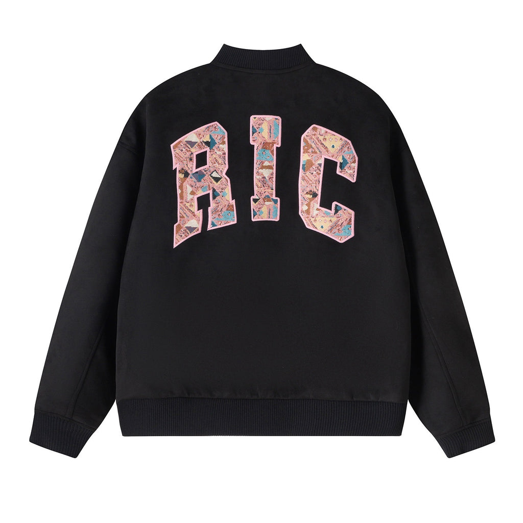 RickyisClown_Tribal_Applique_Embroidery_Ribbed_Hem_Men's_Microsuede_Baseball_Jerseys_MISSTT