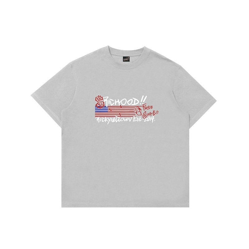 RickyisClown_Urban_Flag_Print_Vintage_Loose_Crew_Neck_Men's_Cotton_Short_Sleeve_T-shirts_MISSTT