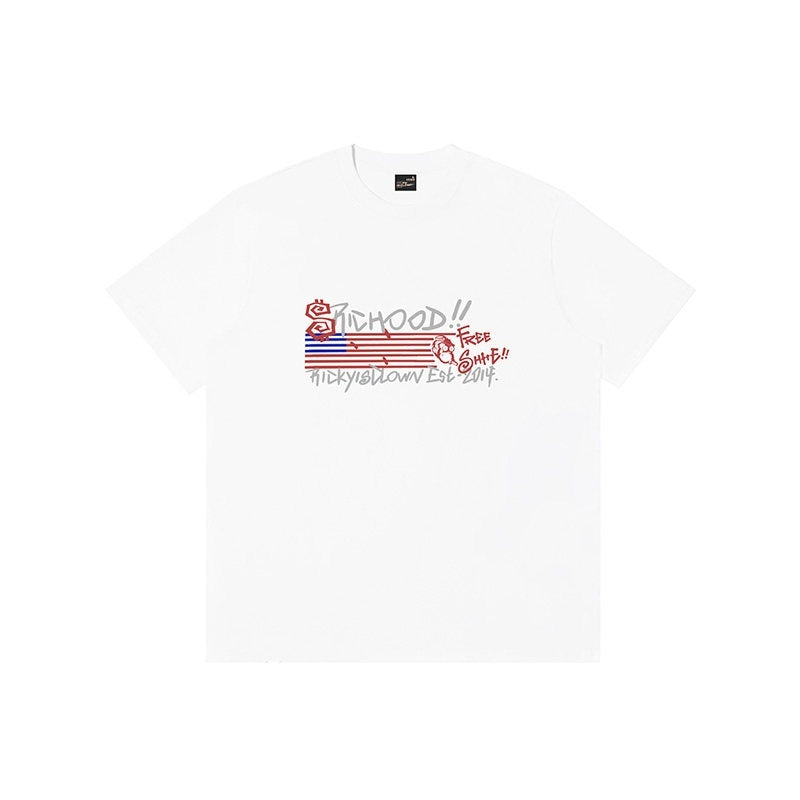 RickyisClown_Urban_Flag_Print_Vintage_Loose_Crew_Neck_Men's_Cotton_Short_Sleeve_T-shirts_MISSTT