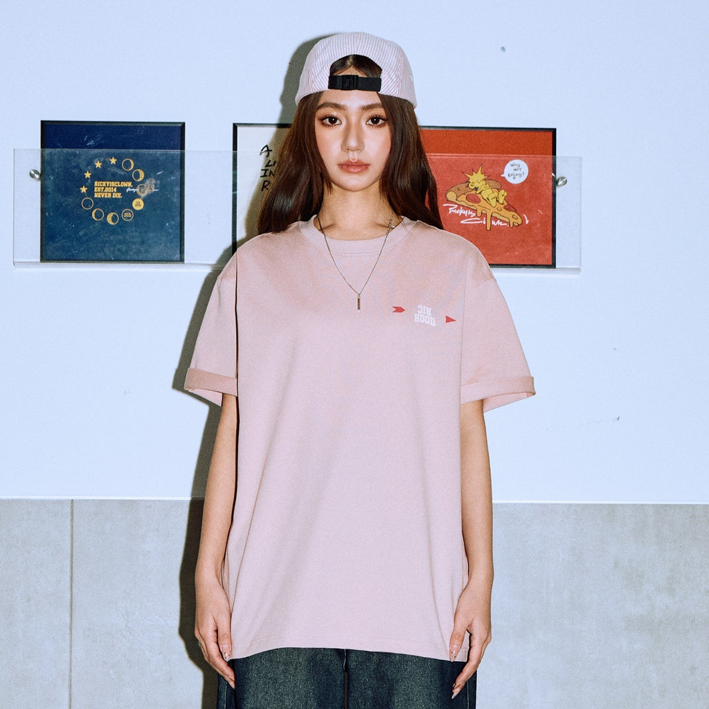 RickyisClown_Velvet_Puff_Cartoon_Drop_Shoulder_Men's_Cotton_Blend_Short_Sleeve_T-shirts_MISSTT