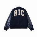 RickyisClown_Vintage_Flocked_Pu_Leather_Sleeve_Padded_Splice_Loose_Men's_Baseball_Jerseys_MISSTT