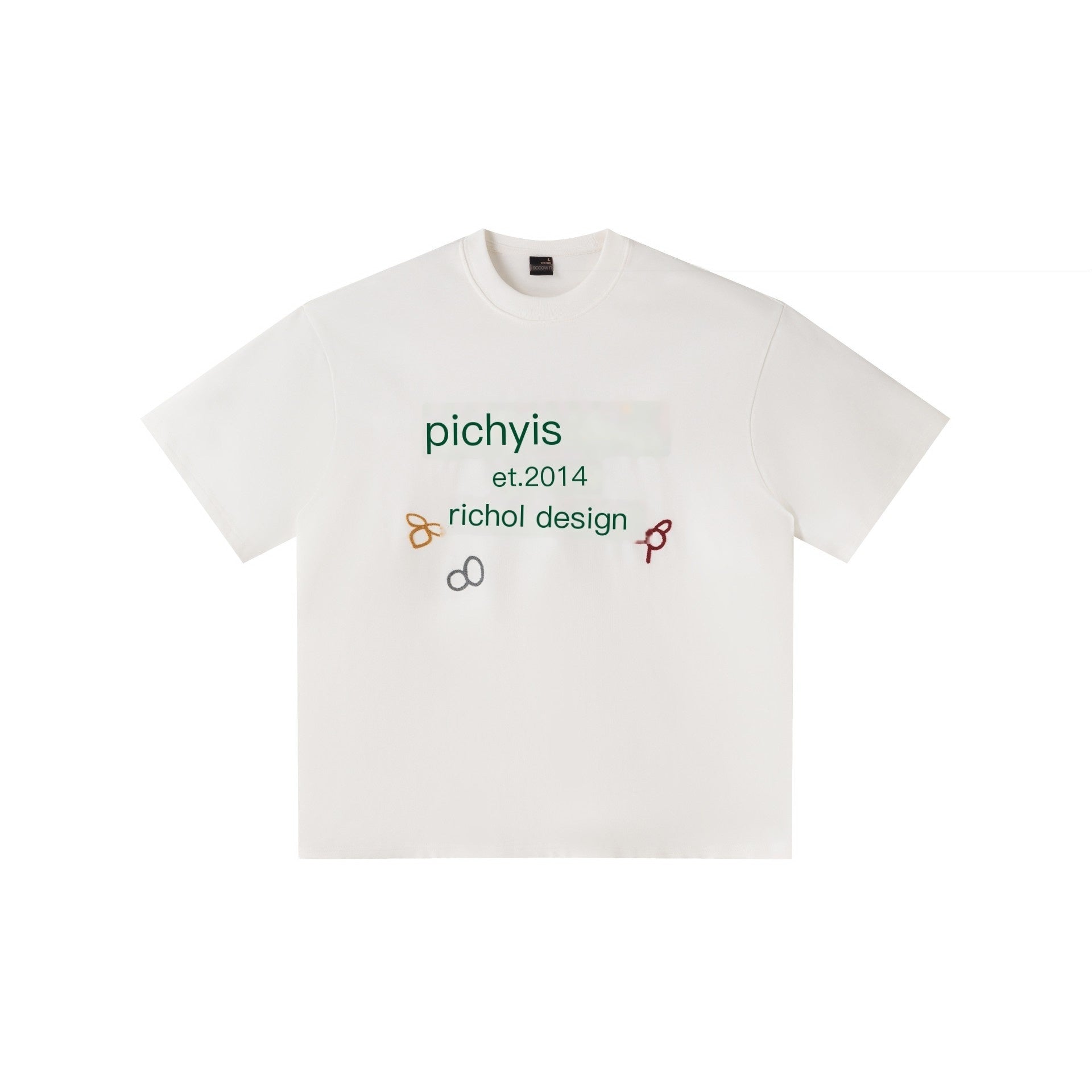 RickyisClown_Vintage_Rope_Embroidery_English_Men's_Heavyweight_Cotton_Short_Sleeve_T-shirts_MISSTT