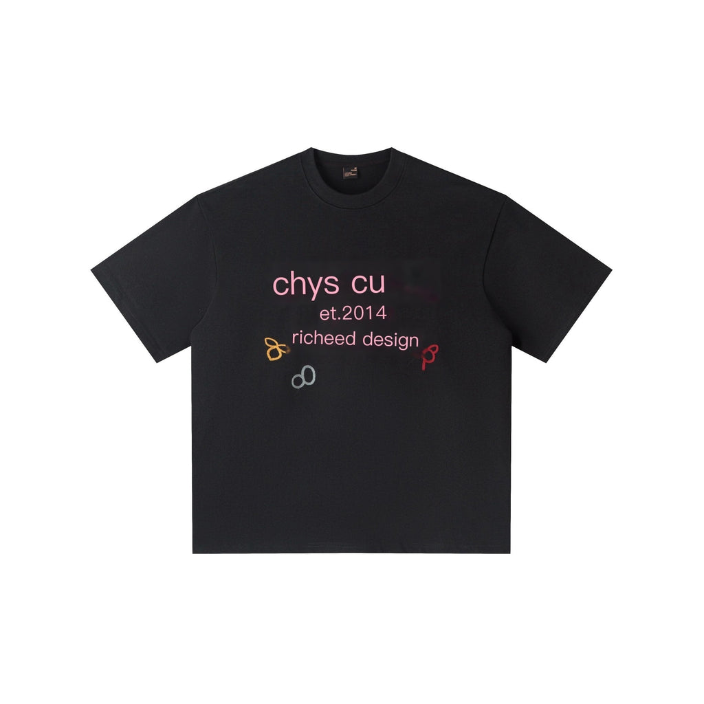 RickyisClown_Vintage_Rope_Embroidery_English_Men's_Heavyweight_Cotton_Short_Sleeve_T-shirts_MISSTT
