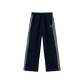 RickyisClown_Waffle_Colorblock_Embroidered_Drawstring_Men's_Polyester_Straight-leg_Pants_MISSTT
