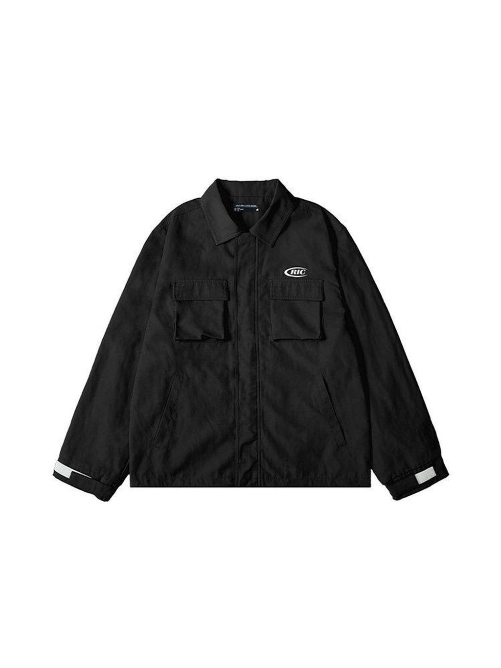 RickyisClown Water Repellent Workwear Turn Down Collar Men's Utility Jackets