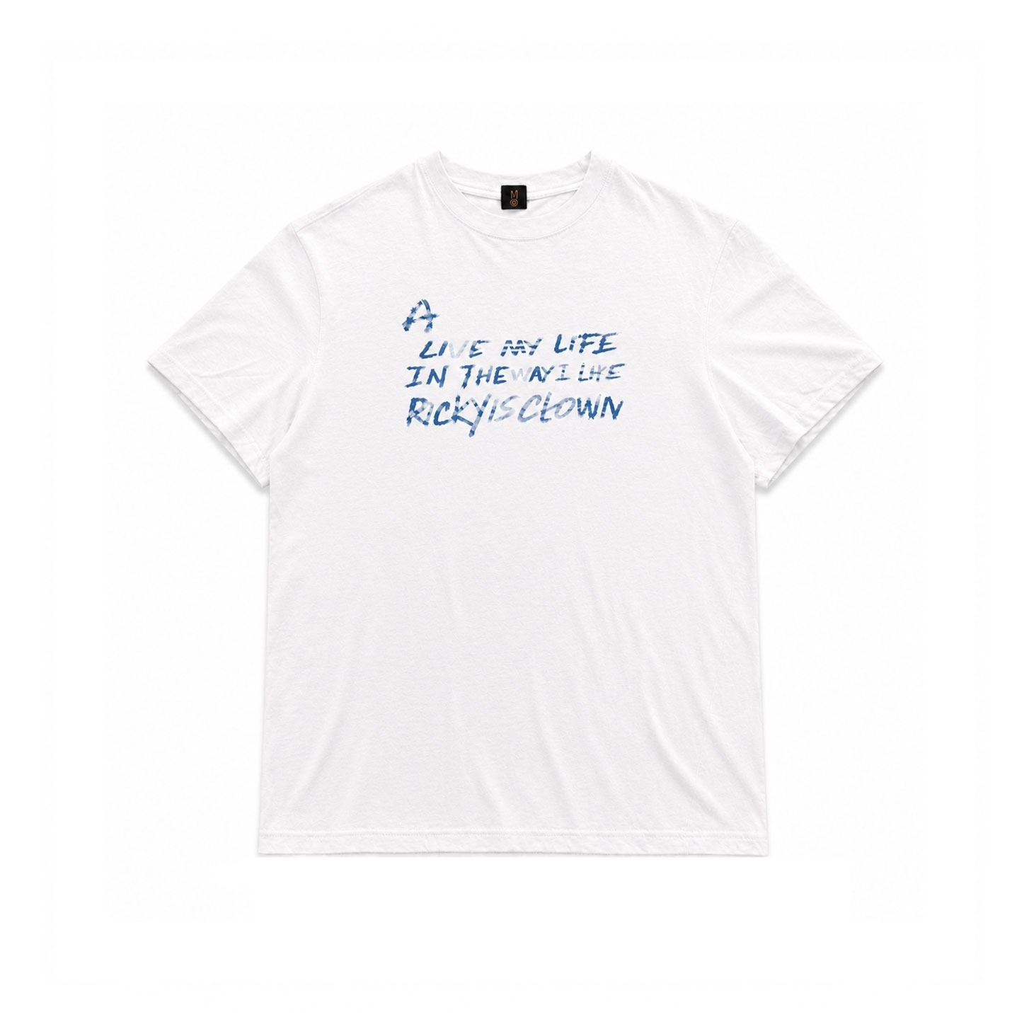 RickyisClown_Watercolor_Brushstroke_Letter_Print_Men's_Short_Sleeve_T-shirts_MISSTT