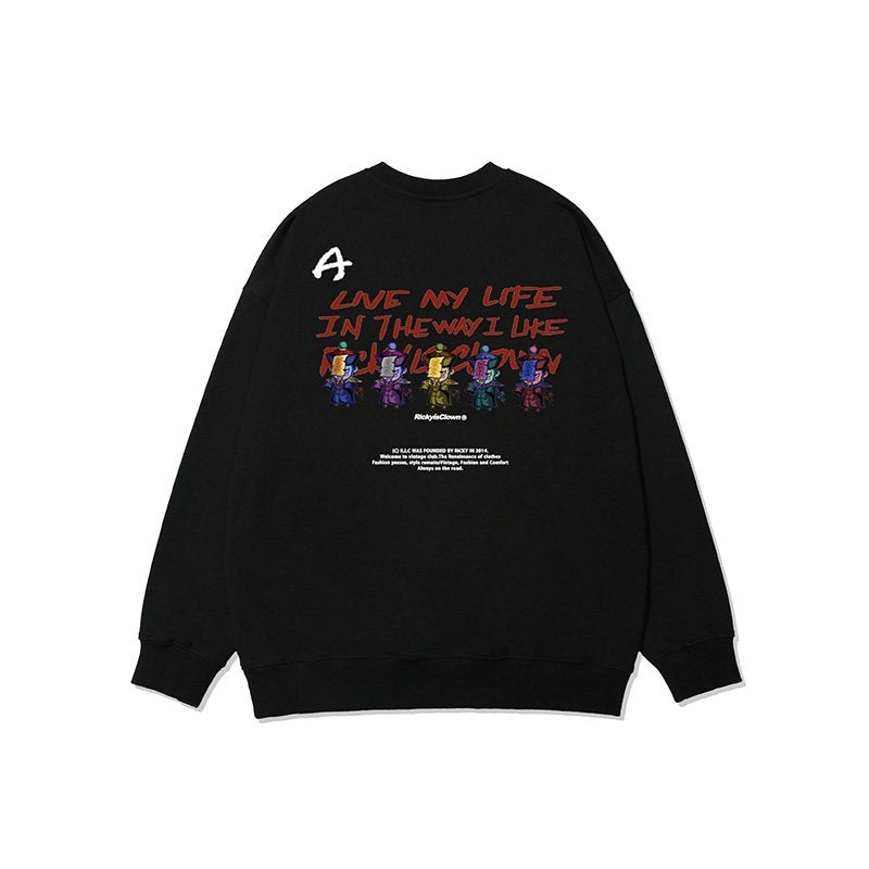 RickyisClown_Zombie_Print_Oversized_Street_Men's_100_Percent_Cotton_Long_Sleeve_T-shirts_MISSTT