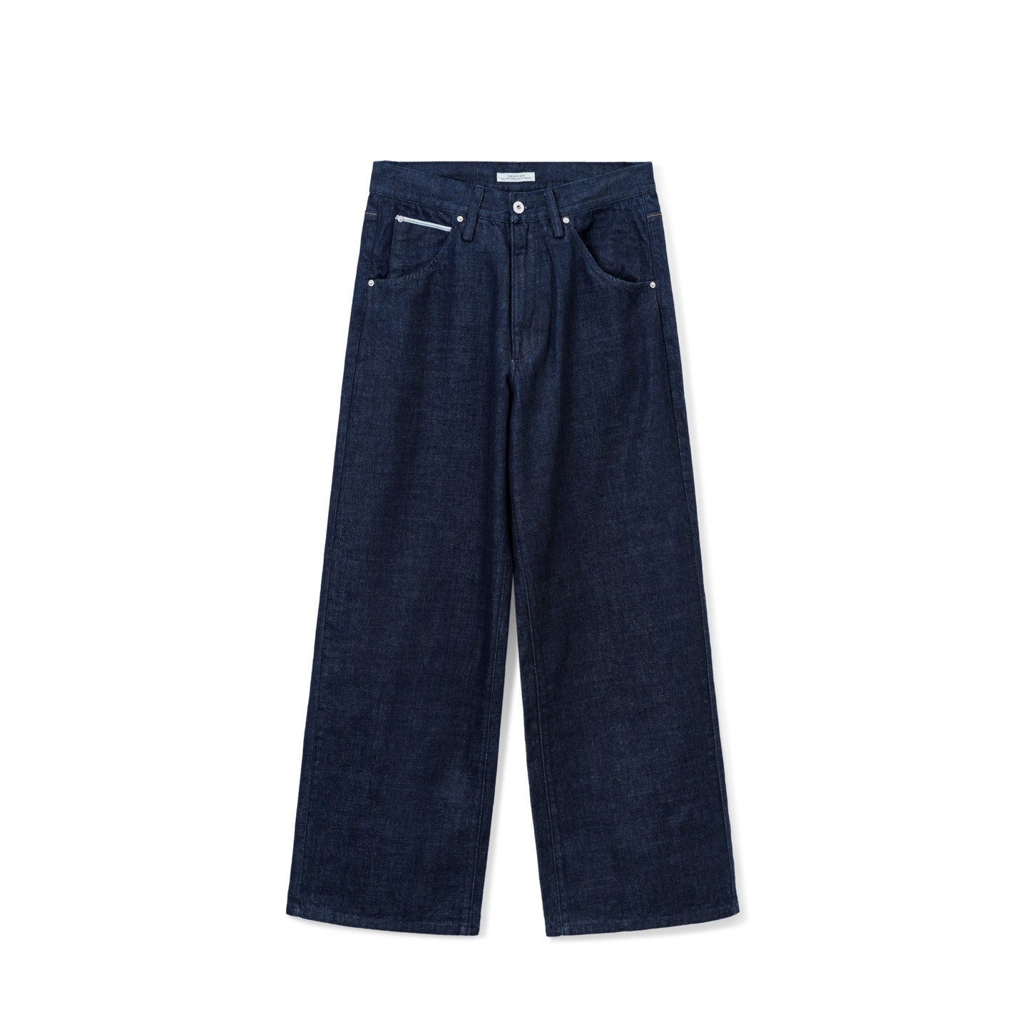 SUPERTOFU_100_Percent_Cotton_Mid_Rise_Button_Fly_Original_Color_Youth_Straight_Jeans_MISSTT