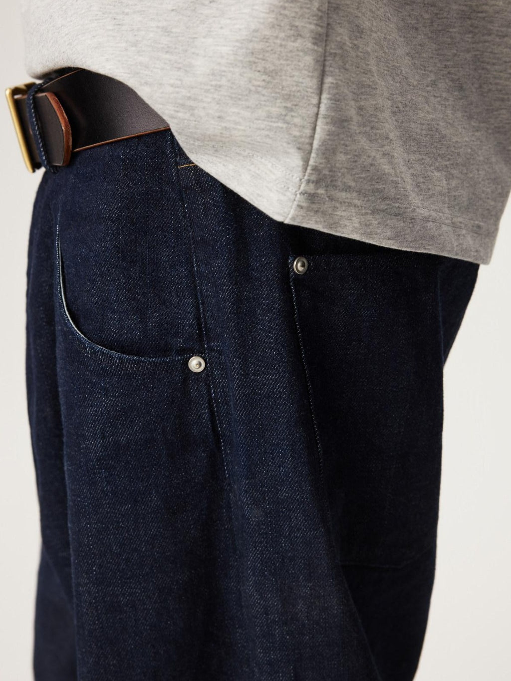 SUPERTOFU 100 Percent Cotton Mid Rise Button Fly Original Color Youth Straight Jeans