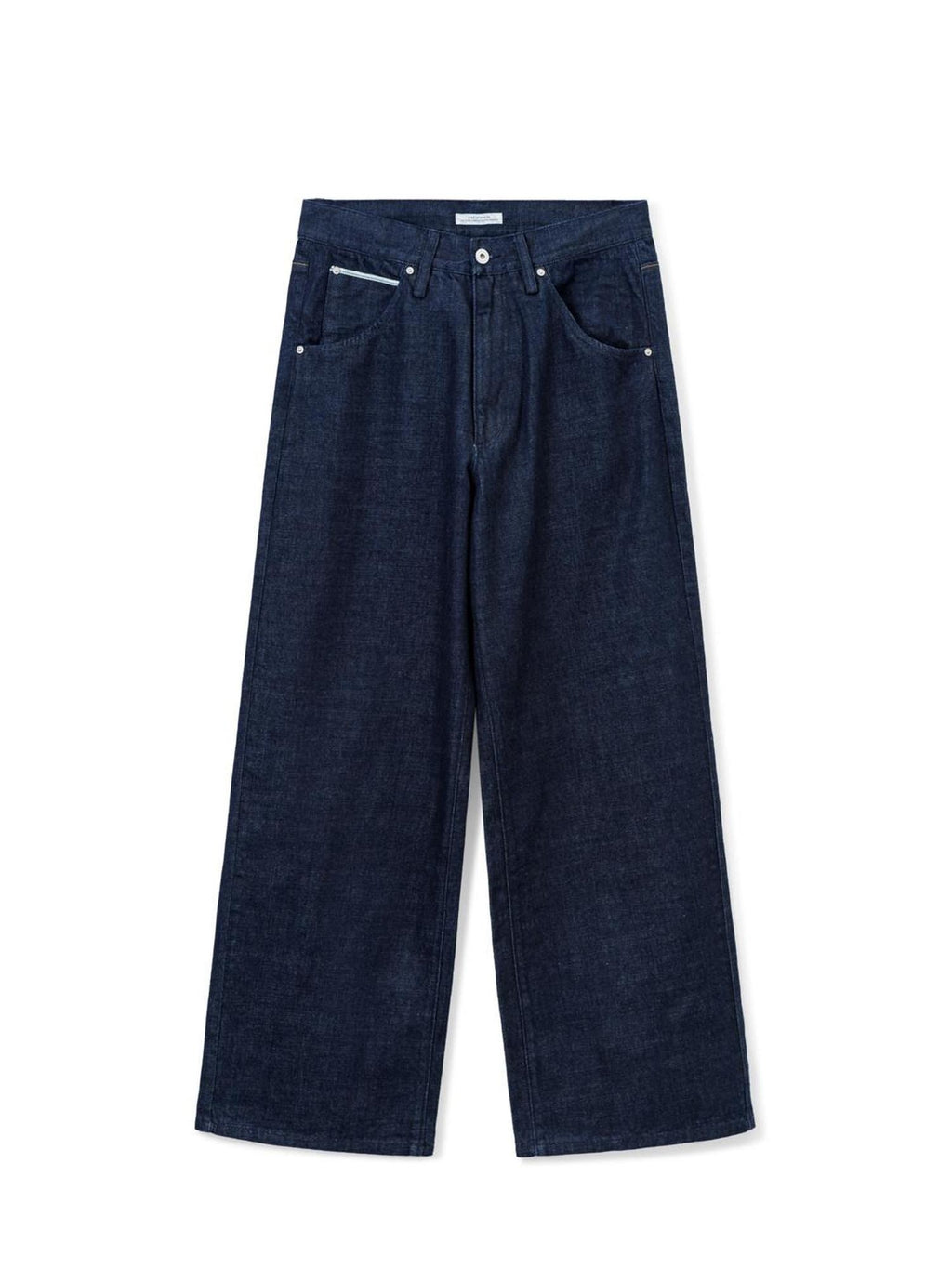 SUPERTOFU 100 Percent Cotton Mid Rise Button Fly Original Color Youth Straight Jeans