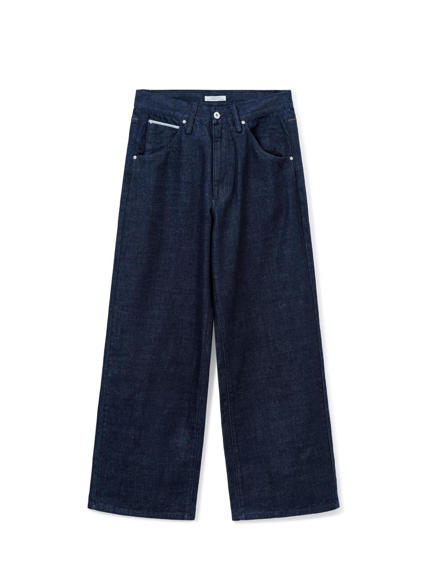SUPERTOFU 100 Percent Cotton Mid Rise Button Fly Original Color Youth Straight Jeans
