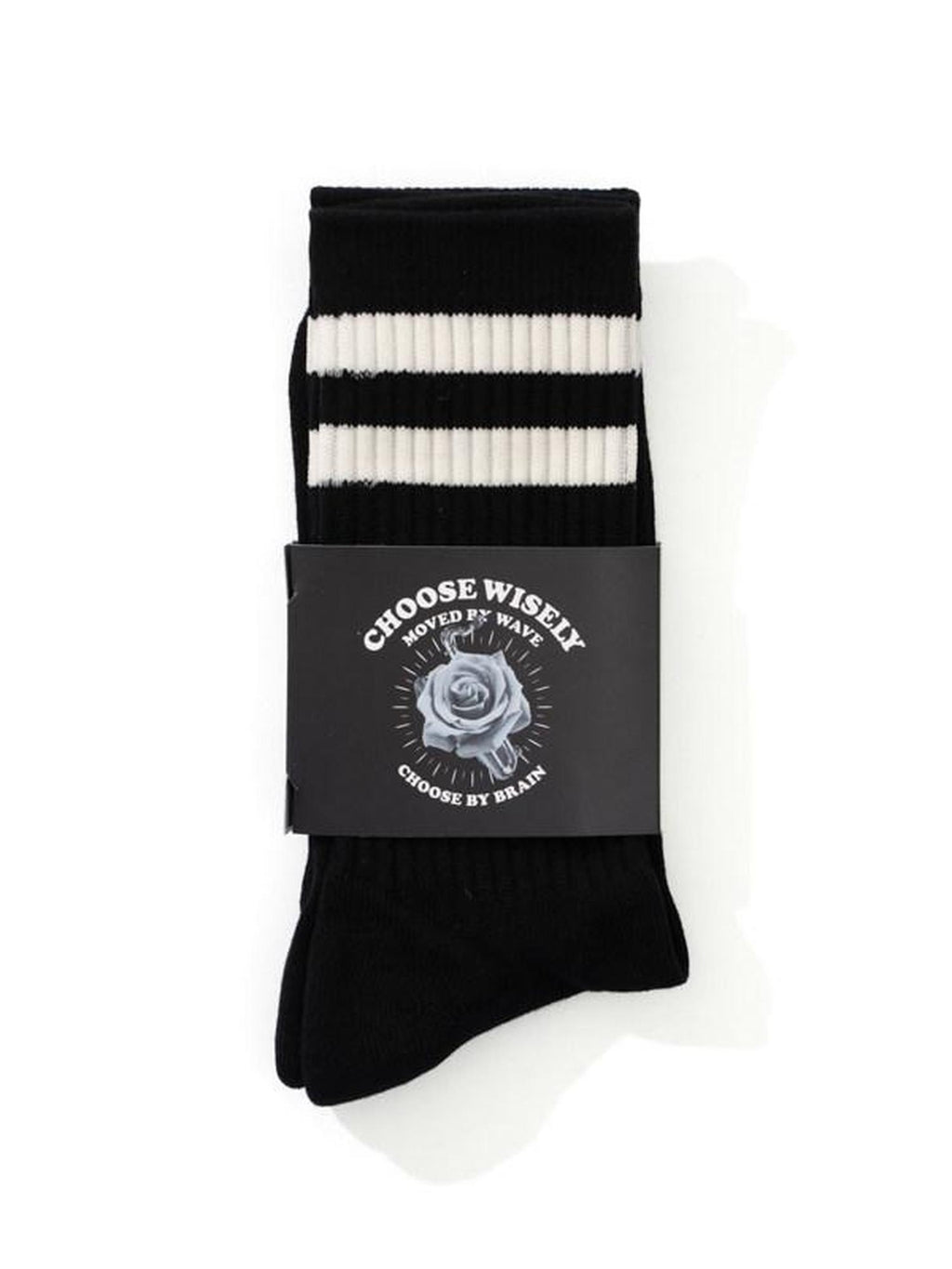 SUPERTOFU 3 Pack Discount Striped Classic Unisex One Size Athletic Socks